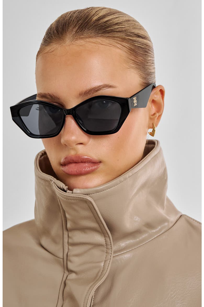 Lindos Sunglasses, Alternate, color, Black