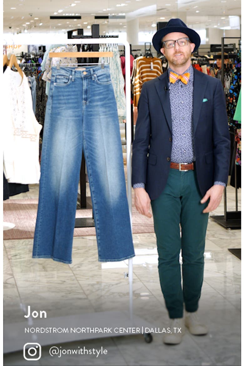 Jo Ultra High Rise Wide Leg Jeans video