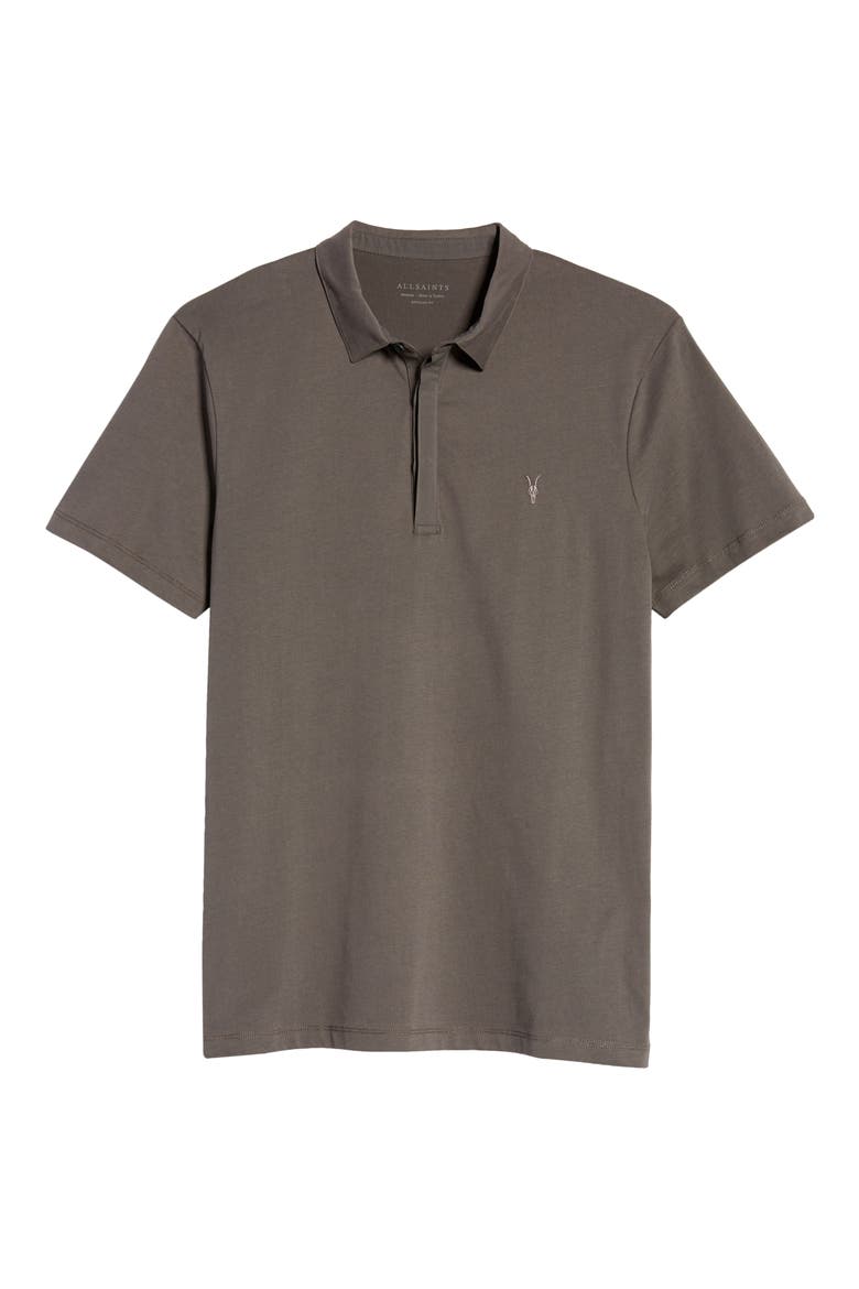 Brace Slim Fit Solid Polo, Alternate, color, SIDEWALK GREY
