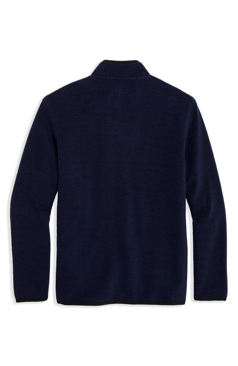 vineyard vines Bonfire Fleece Quarter Zip, Alternate, color, Nautical Navy