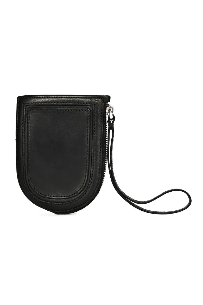 Lily Genuine Leather Traveler Wallet, Alternate, color, Black