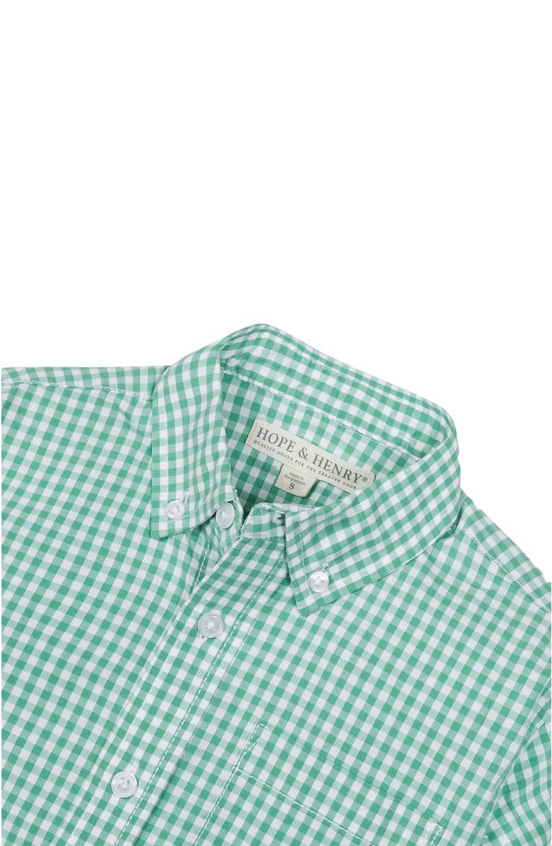 Hope & Henry Kids' Organic Stretch Poplin Long Sleeve Button Down Shirt, Alternate, color,