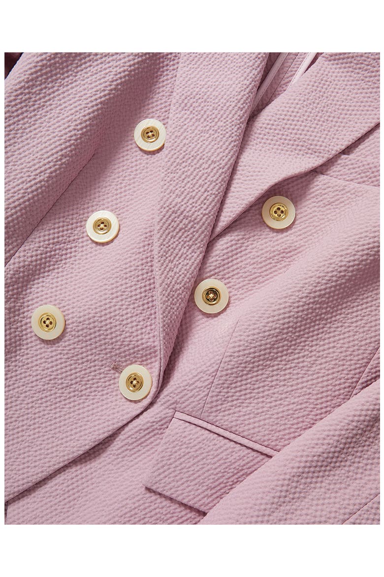 Miller Textured Stretch Cotton Dickey Jacket, Alternate, color, PALE ORCHID HAZE