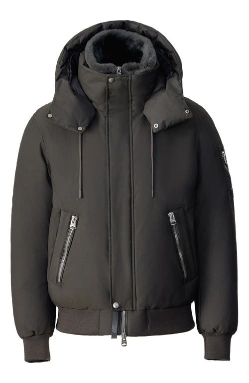 Mackage Iker-z Water Resistant Quilted Down Puffer Jacket With Removable Hood In Gray