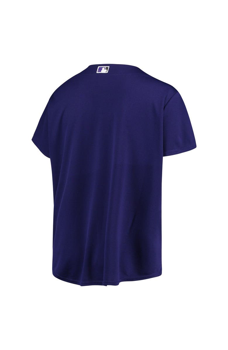 PROFILE Women's Purple Colorado Rockies Plus Size Alternate Replica Team Jersey, Alternate, color, 