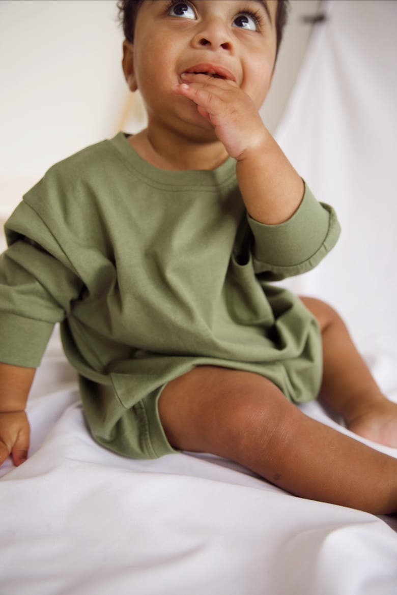 Harley Pocket Romper, Alternate, color, Loden Green