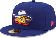 New Era Men's New Era Royal Amarillo Sod Poodles Authentic Collection 59FIFTY Fitted Hat