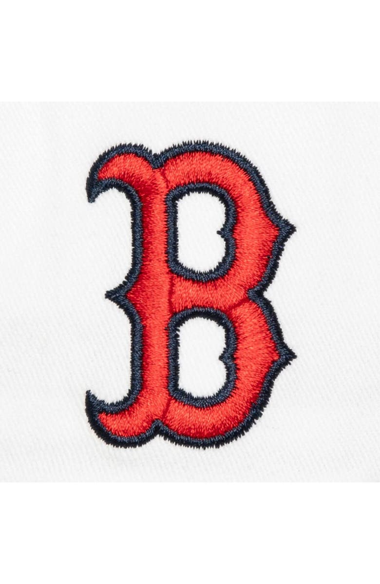 Mitchell & Ness Men's Mitchell & Ness White Boston Red Sox Cooperstown Collection Tail Sweep Pro Snapback Hat, Alternate, color, 