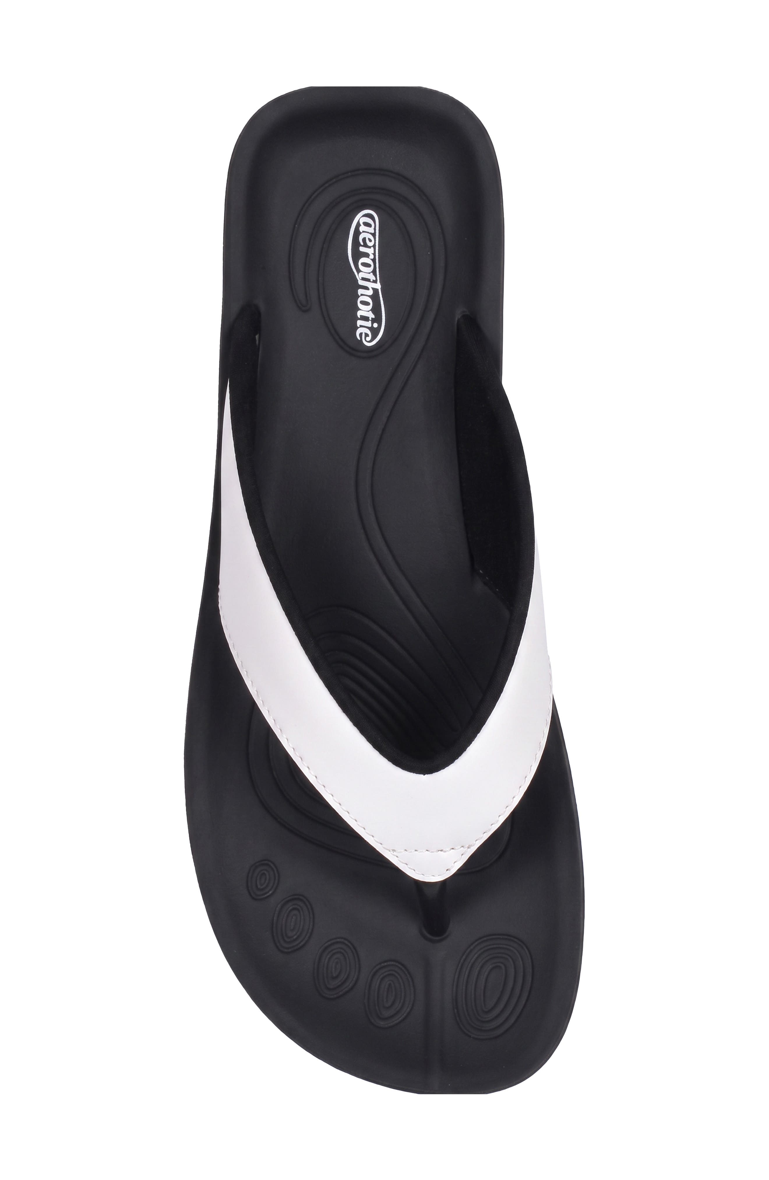 Fallon Flip Flop, Alternate, color, WHITE