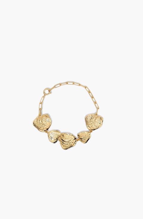 Oldeu Shell Maxi Bracelet in Gold