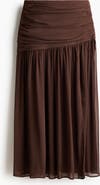 H&M Sheer Maxi Skirt