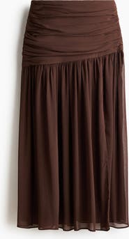 H&M Sheer Maxi Skirt