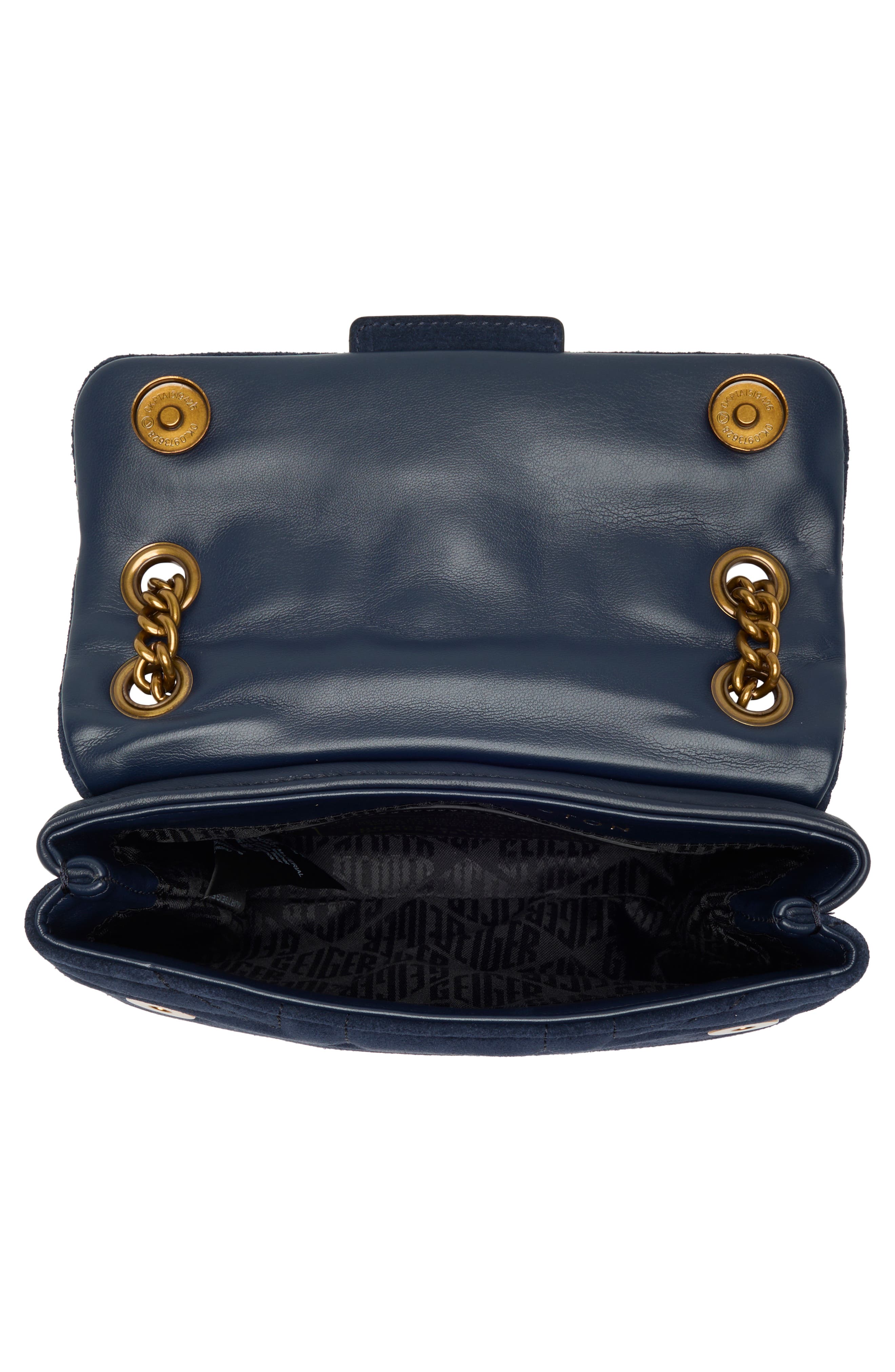 Kurt Geiger London Mini Kensington Convertible Leather Crossbody Bag, Alternate, color, 