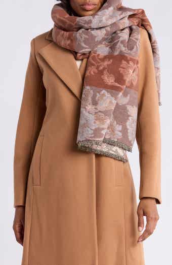 Floral Leaf Jacquard Wrap