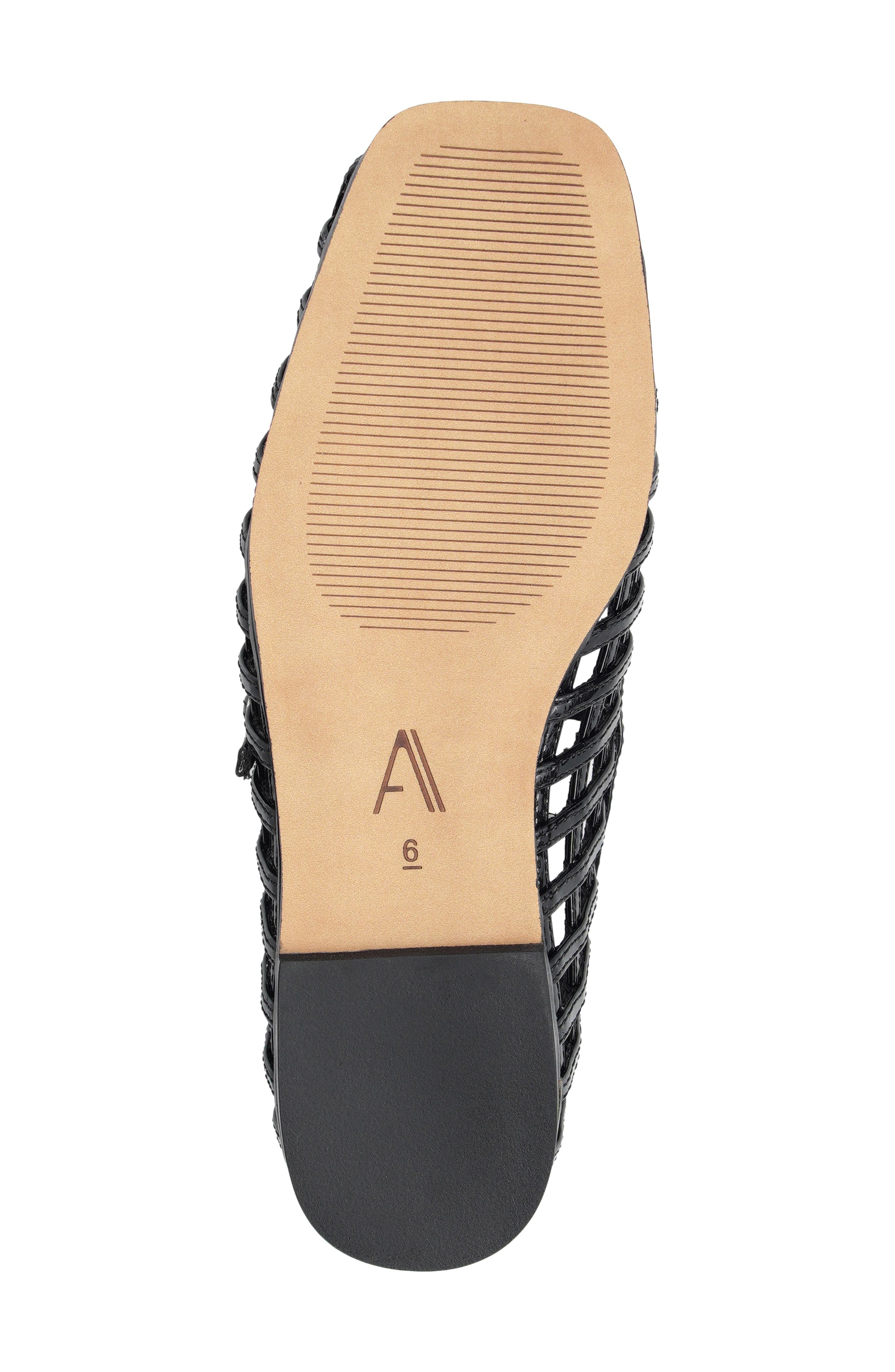 Dawsen Mary Jane Flat, Alternate, color, BLACK LEATHER