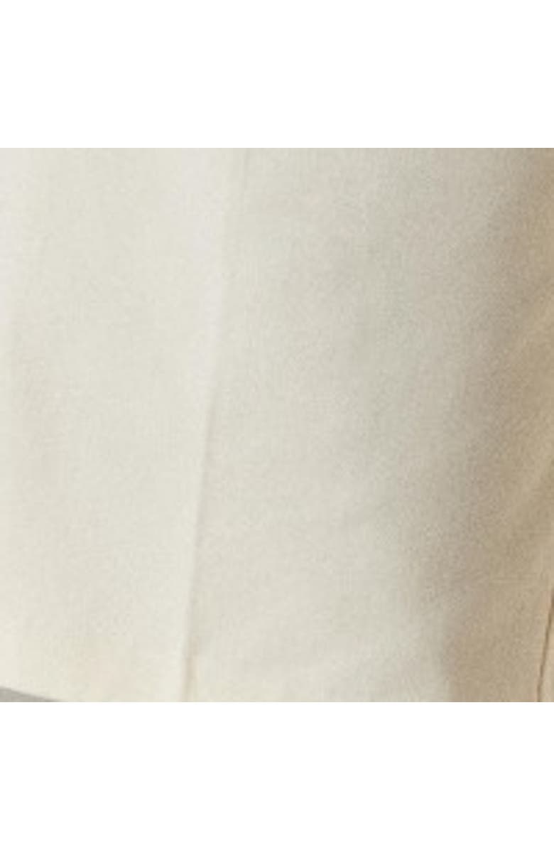 NASTY GAL Longline Cotton Twill Buckle Jort Shorts, Alternate, color, Cream