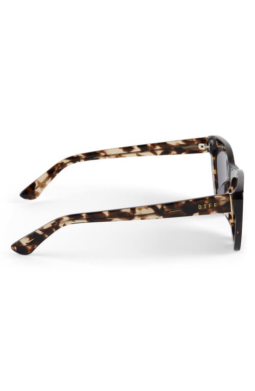 Diff Camila 55mm Gradient Square Sunglasses In Grey