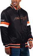 STARTER Men's Starter  Black Martin Truex Jr Home Game Full-Snap Varsity Jacket