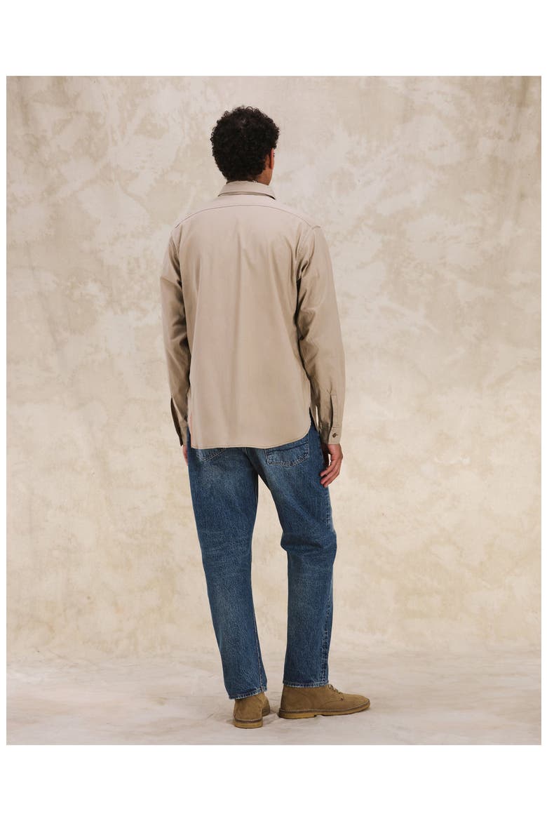 Otero Cotton Shirt, Alternate, color, BEIGE