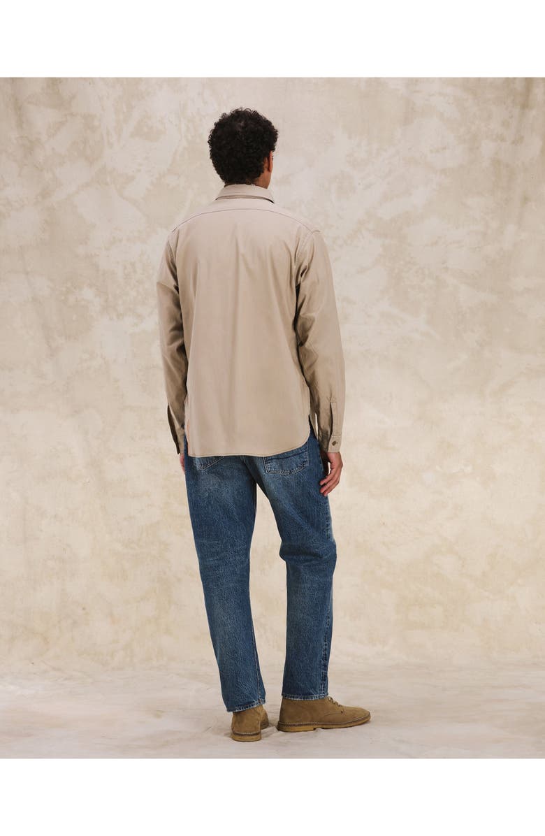 Fortela Otero Cotton Shirt, Alternate, color, Beige