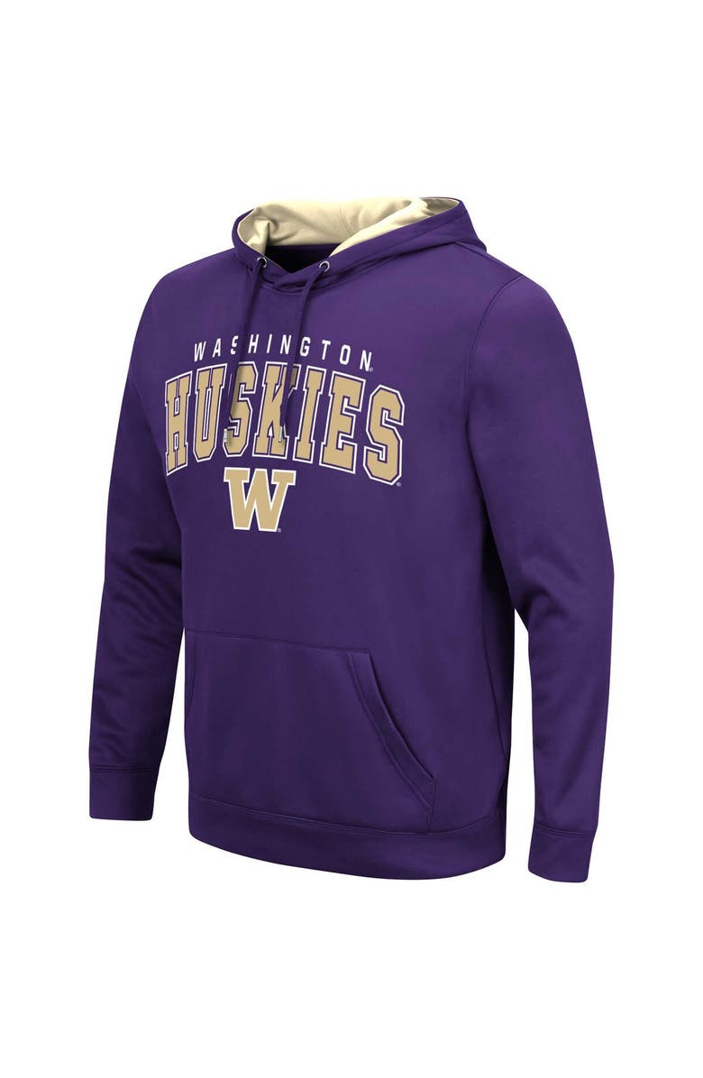 COLOSSEUM Men's Colosseum Purple Washington Huskies Resistance Pullover Hoodie, Alternate, color, 