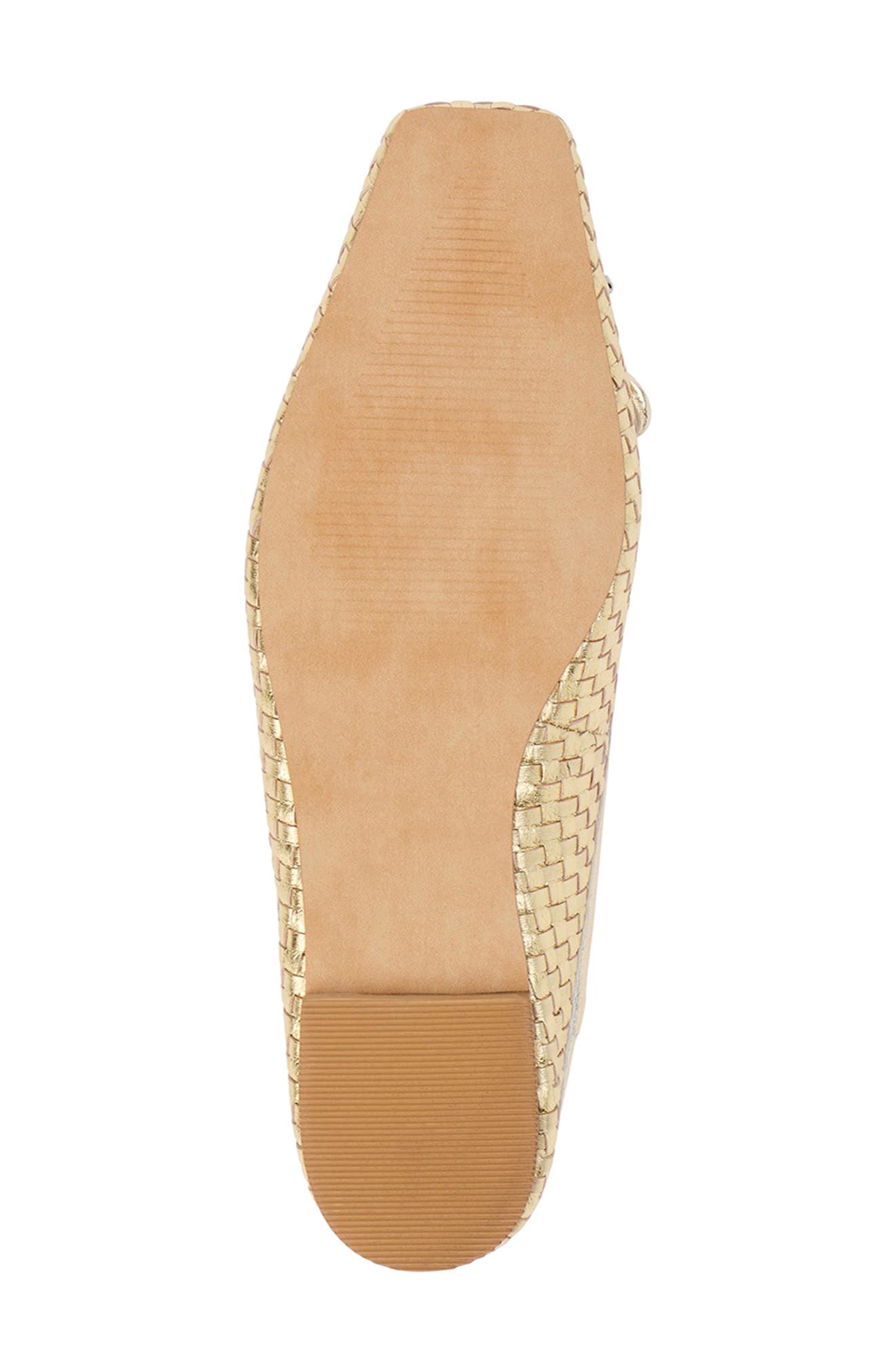 Matisse Remy Square Toe Mule, Alternate, color, Gold Weave