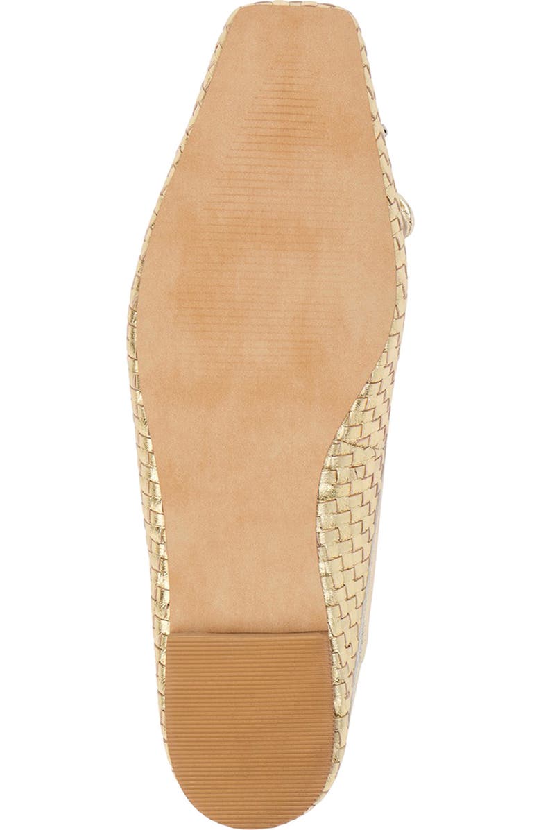 Matisse Remy Square Toe Mule, Alternate, color, Gold Weave