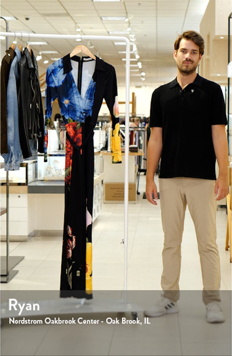 Melina Faux Wrap Wide Leg Jumpsuit, sales video thumbnail