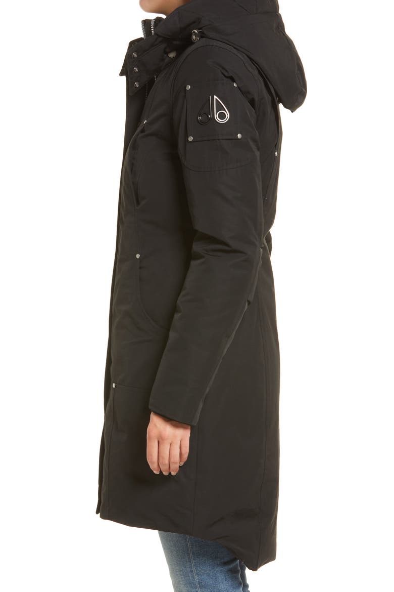 Women's Siffleur Hooded Down Parka, Alternate, color, BLACK