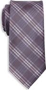 Oak Hill by DXL Big & Tall Textured Plaid Tie