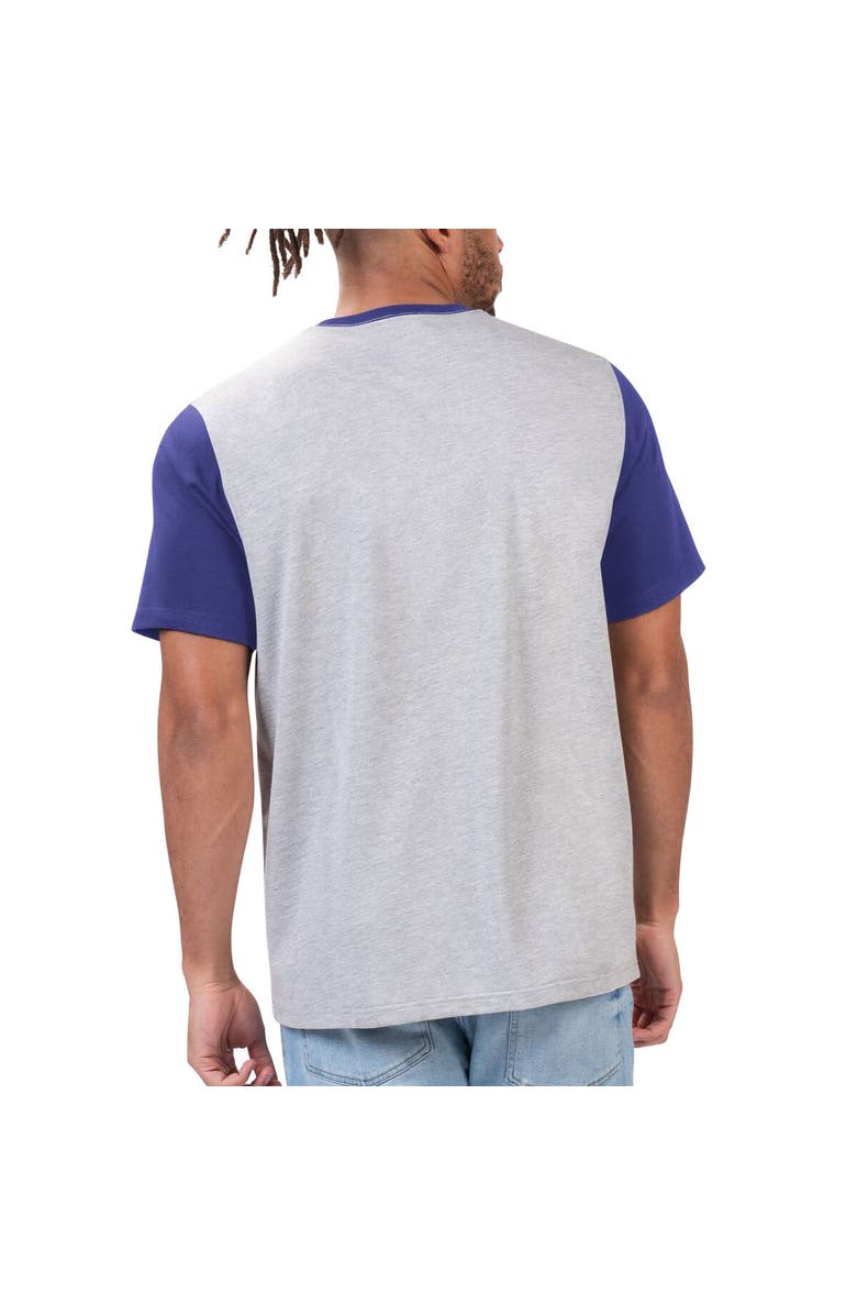 G-III SPORTS BY CARL BANKS Men's G-III Sports by Carl Banks Heather Gray Baltimore Ravens Black Label T-Shirt, Alternate, color, 