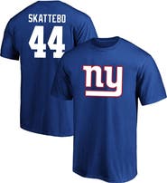 FANATICS Men's Fanatics Cam Skattebo Royal New York Giants Big & Tall Name & Number T-Shirt