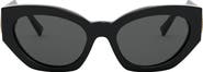 Versace 54mm Cat Eye Sunglasses
