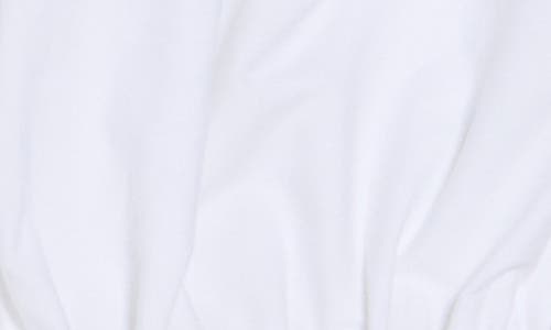 Milly Naomi Poplin Peplum Camisole In White