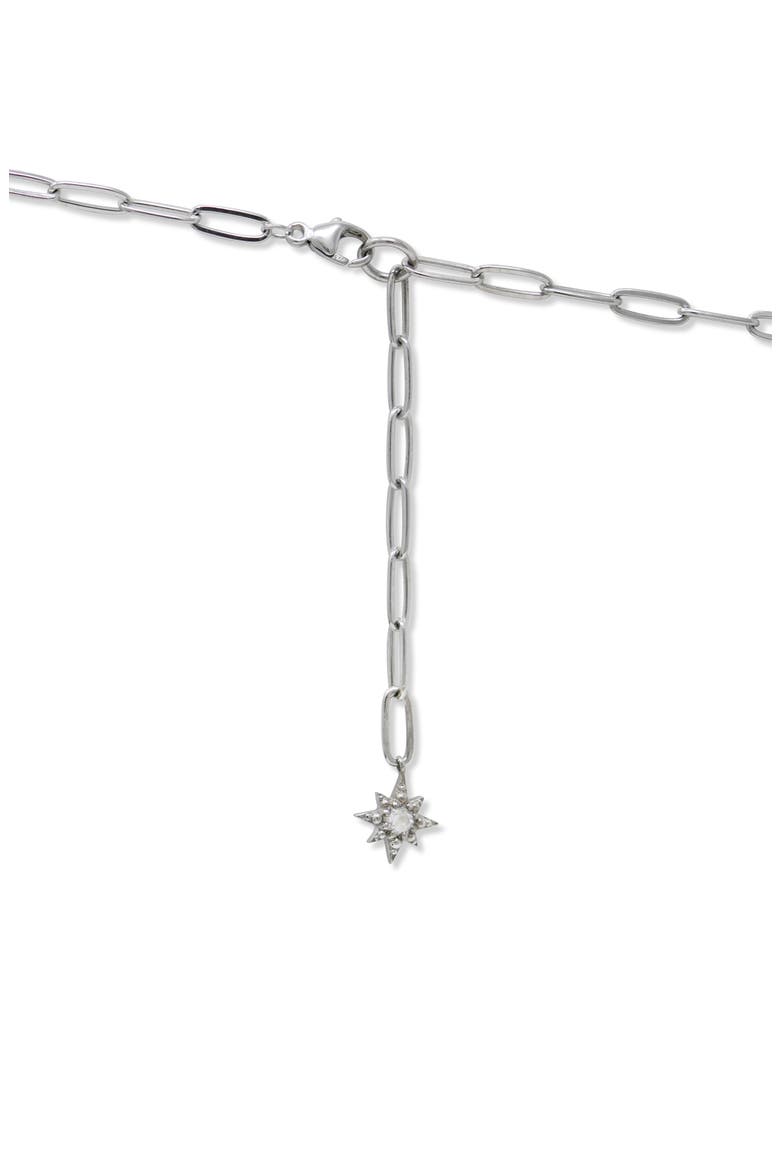 Cléo Topaz Necklace, Alternate, color, SILVER