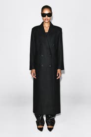 COS Tailored Wool-Blend Double-Breasted Coat
