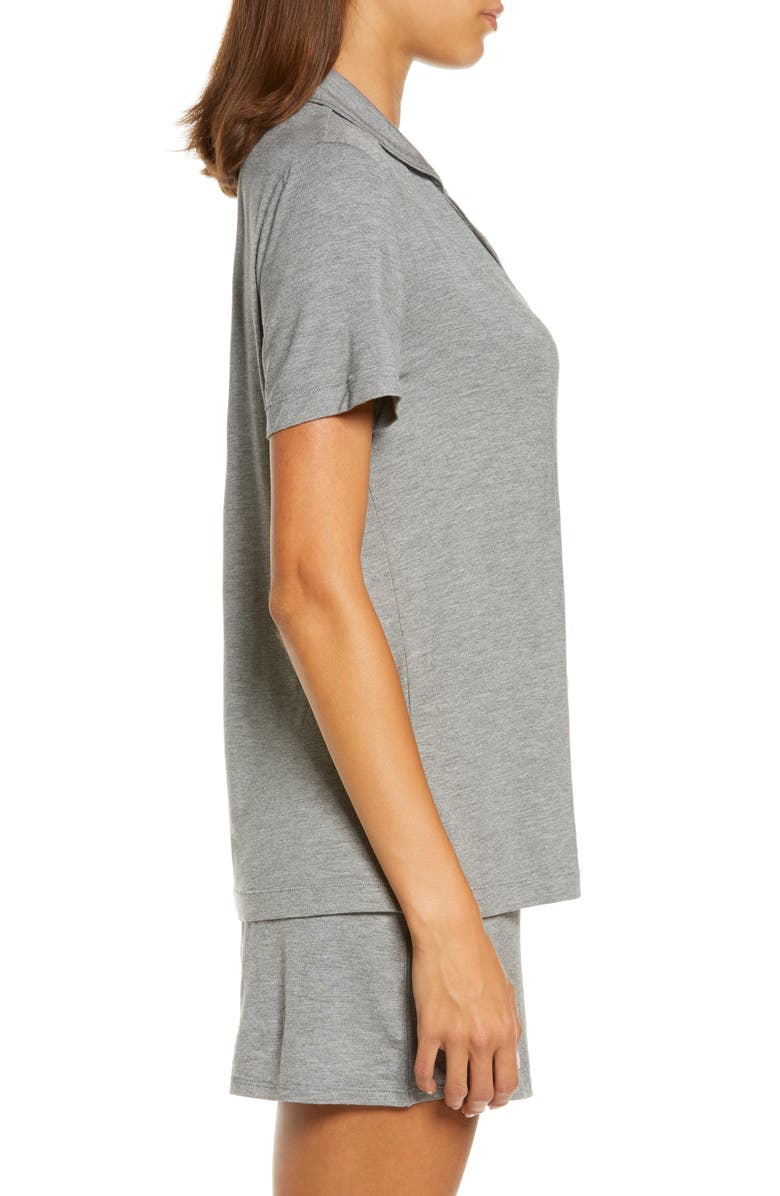 SKIMS Heathered Short Pajamas, Alternate, color,