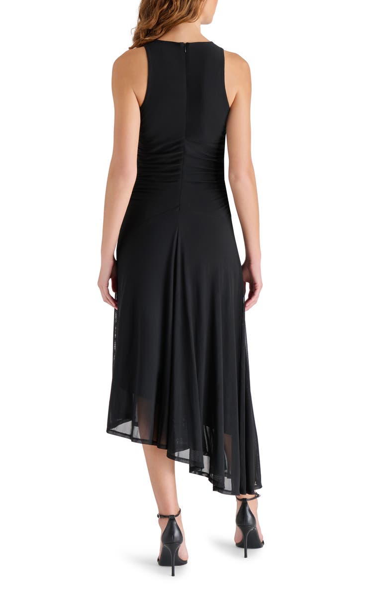 Steve Madden Laney Asymmetric Mesh Dress, Alternate, color,