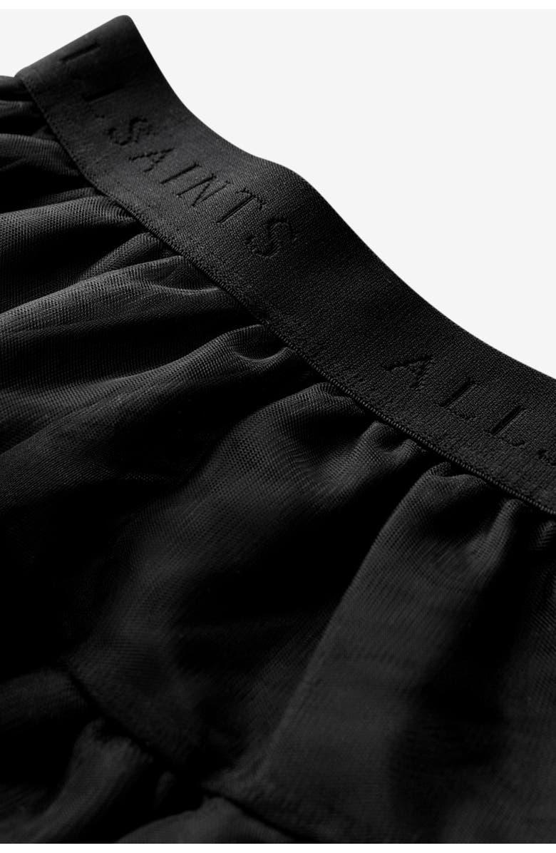 smALLSAINTS by ALLSAINTS Kids' Mesh Tiered Skirt, Alternate, color, Black