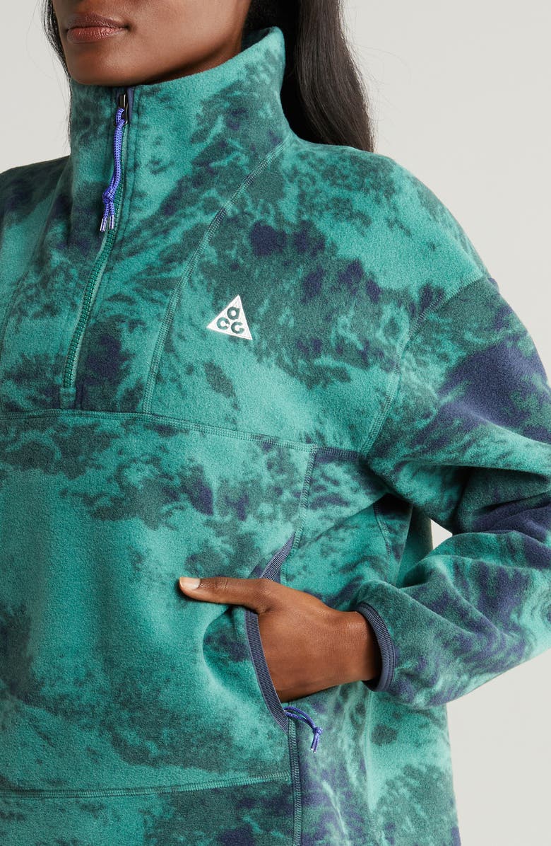 Nike ACG Wolf Tree Oversize Polartec<sup>®</sup> Fleece Half Zip Pullover, Alternate, color, 