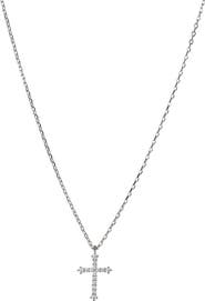 Bearfruit Jewelry 14k Gold Plated Lisette Crystal Cross Necklace Gift Guide