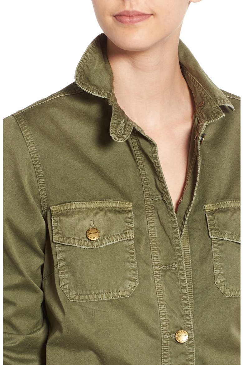 'Commander' Military Jacket, Alternate, color, ARMY GREEN