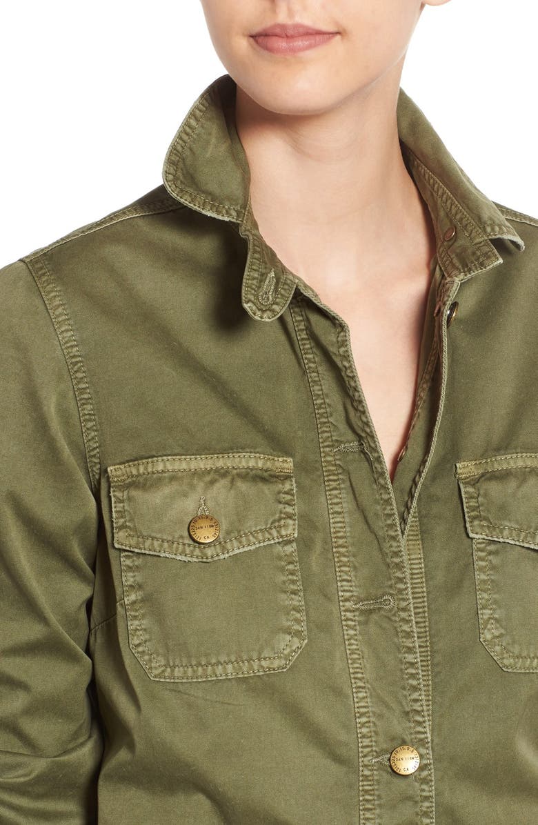 Current/Elliott 'Commander' Military Jacket, Alternate, color,