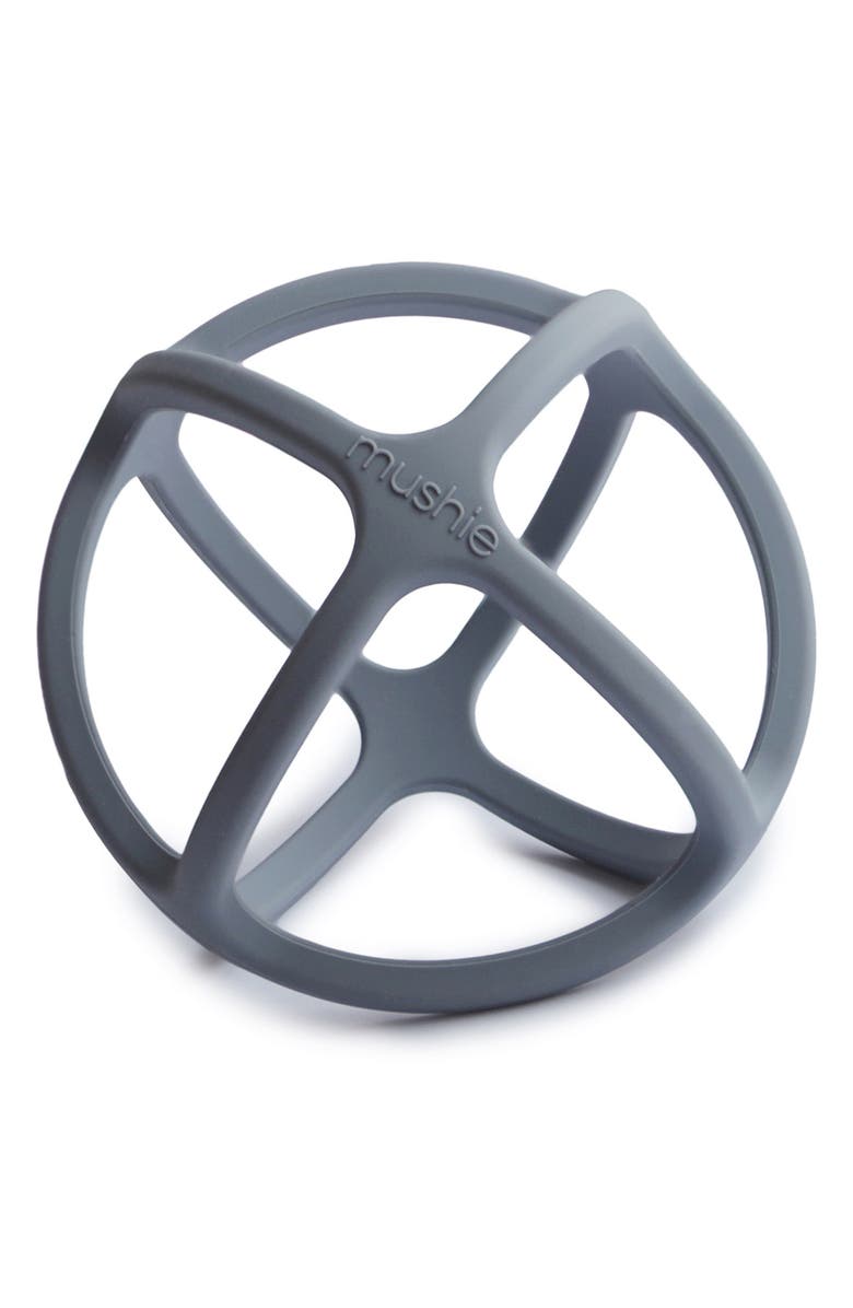 Mushie Silicone Ball Teether Toy, Main, color, Tradewinds