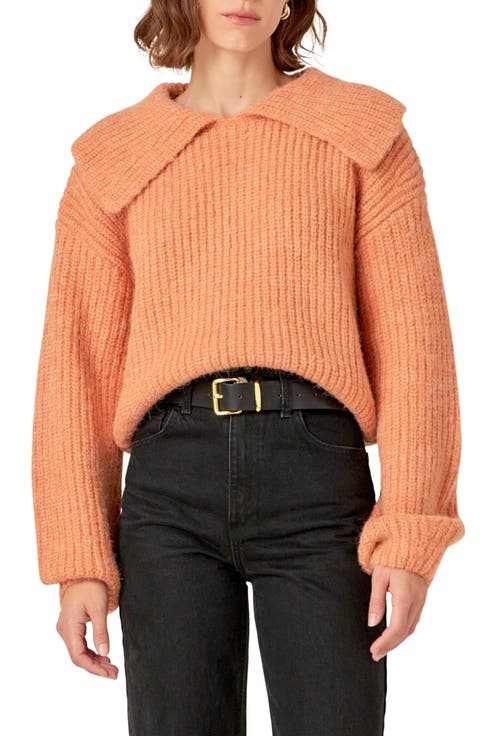 Collar Chunky Sweater