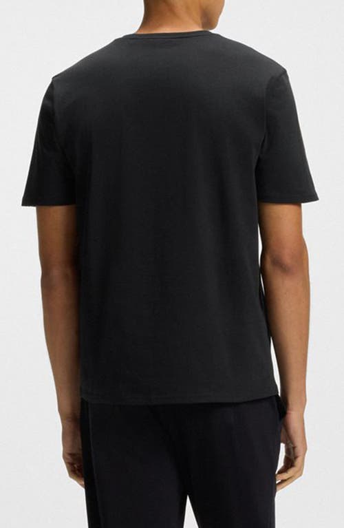 Hugo Boss Relax Mens Gift-boxed Pyjamas In Cotton With Logo And Monograms In Blue
