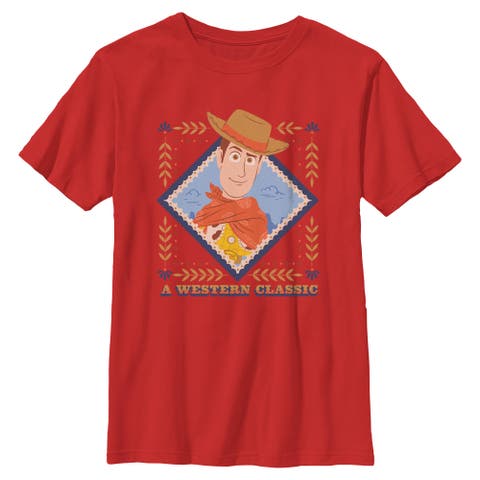Boy's Toy Story 5 Woody Western Classic  Graphic T-Shirt