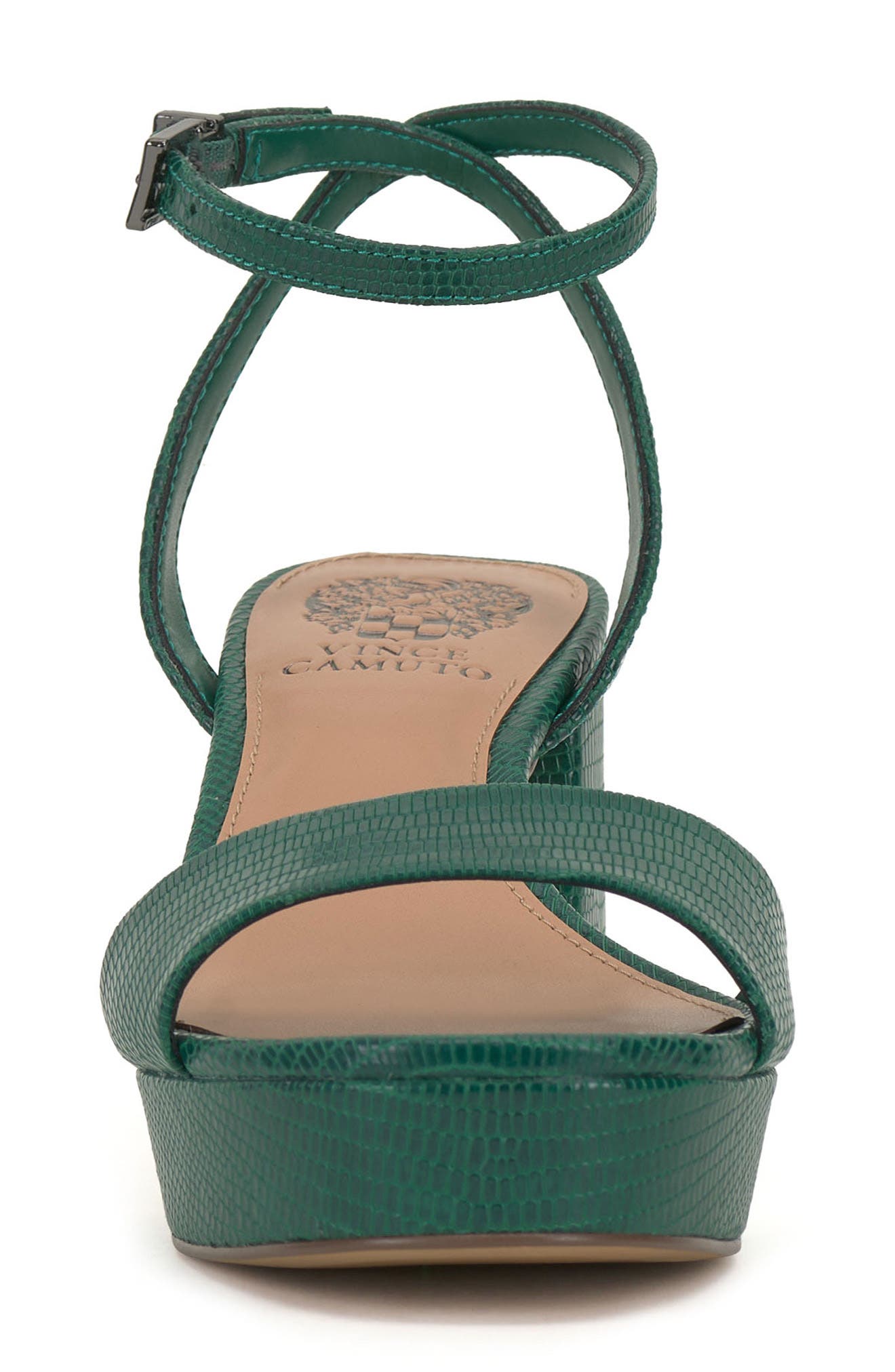 Pendreya Platform Sandal, Alternate, color, MALACHITE GREEN