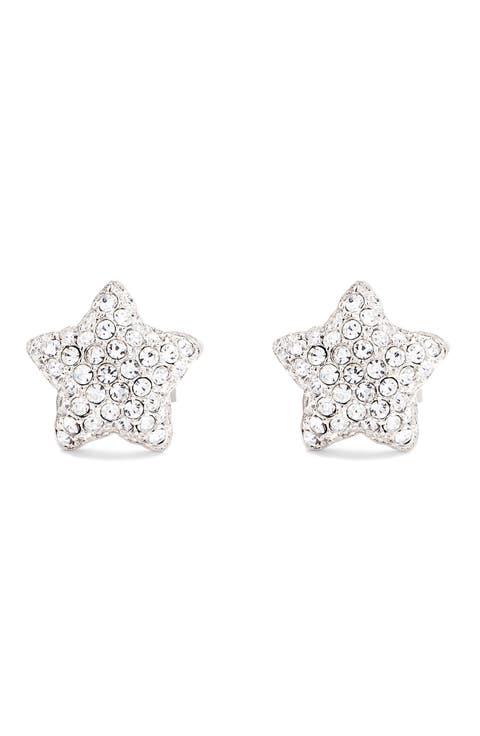 Star Pavé Stud Earrings