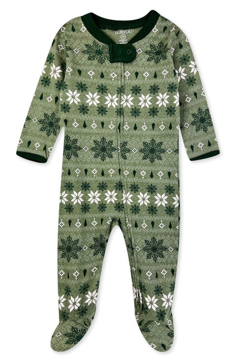 Kids' Scout Stripe Cotton Footie